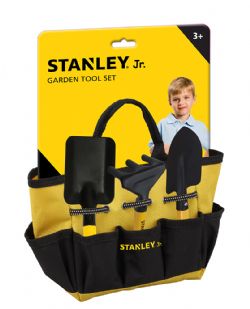 STANLEY JR. - ENSEMBLE DE JARDINAGE À MAIN 4 PIÈCES AVEC CEINTURE D'OUTILS